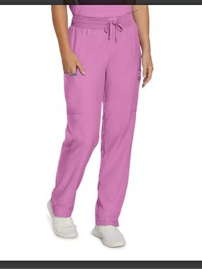 Landau Scrub Pants in solid pink